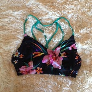 Racer back sports bra